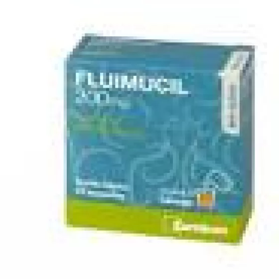 Fluimucil, 200 mg x 20 gran sol oral saq