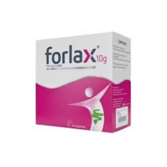 Forlax, 10 g x 20 pó sol oral saq