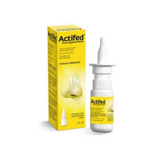 Actifed Descongestionante , 1 mg/ml Frasco 10 ml Sol pulv nasal