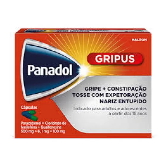 Panadol Gripus, 500/6,1/100 mg x 16 cáps