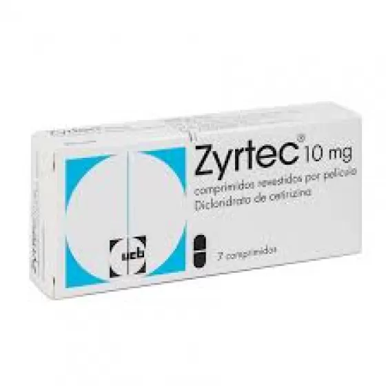 Zyrtec, 10 mg x 7 comp rev