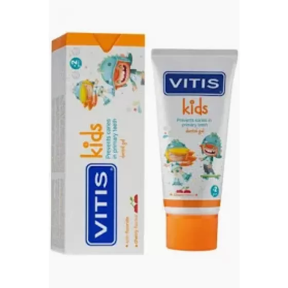 Vitis Kids Gel Dent Cereja 50 Ml