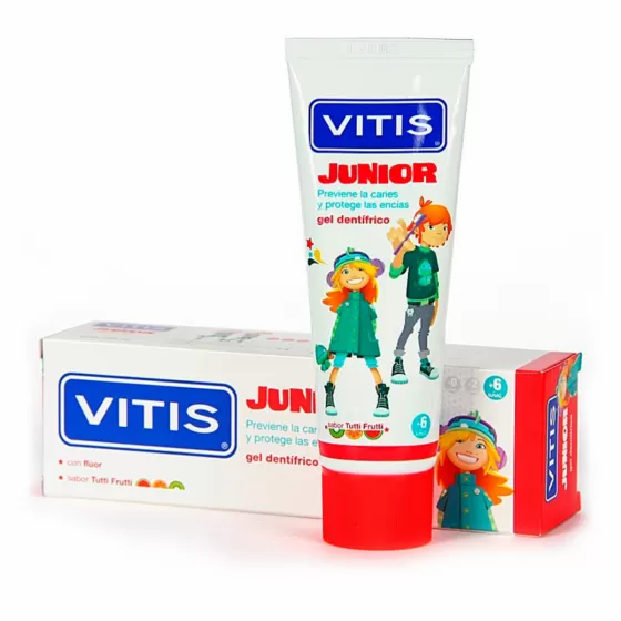Vitis Junior Gel Dent Tutti Frut 75 Ml