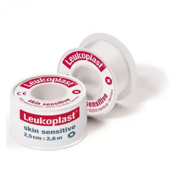 LEUKOPLAST SKIN SENS ADES SIL 2,5CMX2,6M