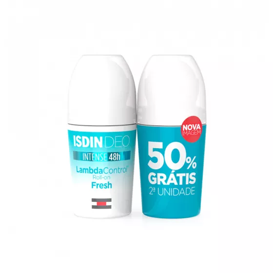 Lambda Control Fresh Duo Desodorizante 2 x 50 ml com Desconto de 50% na 2ª Embalagem