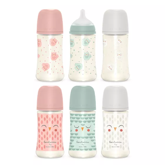 SUAVINEX PREMIUM BIB TET 3P SIL 270ML