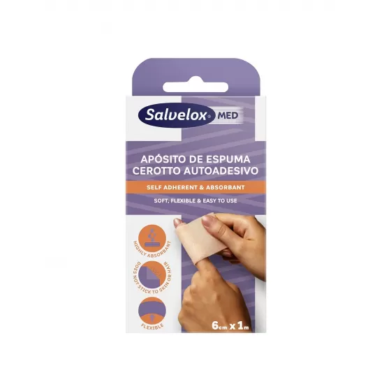 SALVELOX MED PENSO ESPUMA 6CMX1M