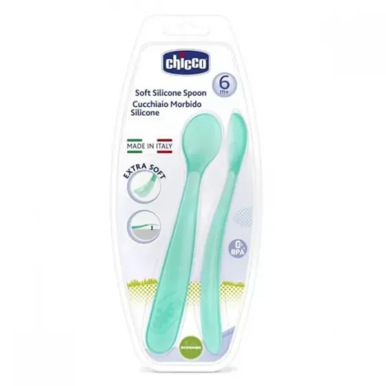 Ch.Ali6828210000 Colher Sil 6m+ Azul X2