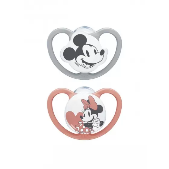 NUK SPACE DISNEY MINNIE CHUP SIL 18-36M X2