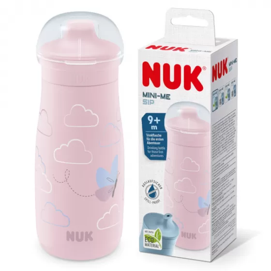 NUK MINI-ME SIP COPO PP 300ML 9M+ ROSA,