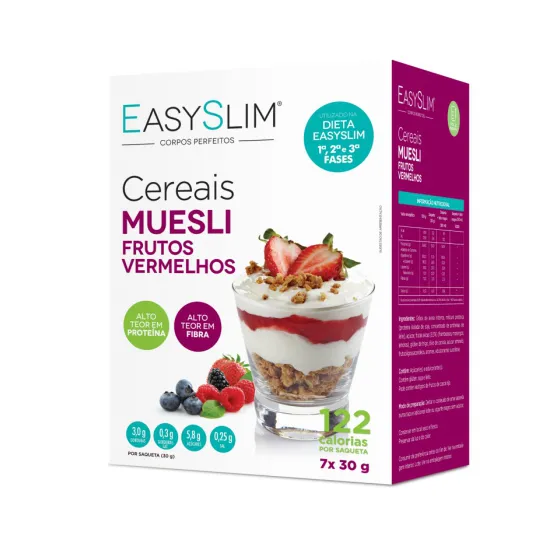 Easyslim Cereais Muesli Frut Verm 30gx7