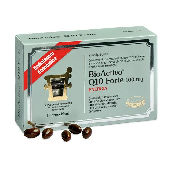 BIOACTIVO Q10 FORTE 100MG CAPSX90 UBIDECARRENONA (COENZIMA Q10) [PA] RIBOFLAVINA (VITAMINA B2) [PA]