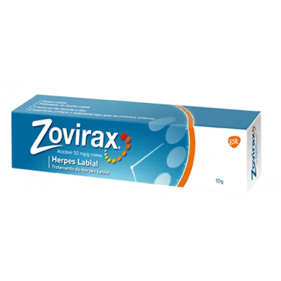Zovirax, 50 mg/g-10 g x 1 creme bisnaga