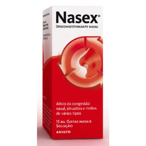 Nasex, 0,5 mg/mL-15 mL x 1 sol nasal conta-gotas